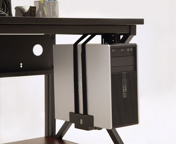Adjustable CPU Holder - Computer Component Shelf for PC Build & Organization - Perfect for Gaming Setup, Home Office & Workstation Storage