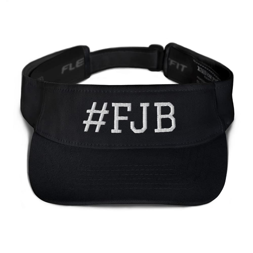 Zighuggy Let's Go Brandon #FJB Visor - Stylish & Patriotic Hat for Outdoor Activities, Sports & Political Events