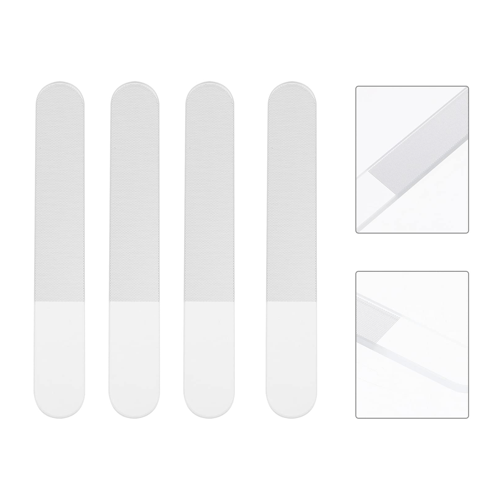 8-Piece Glass Nail File Set - Professional Nail Care Tools for Manicure & Pedicure - Long-Lasting Nail Buffer, Sanding Block & Nail Art Supplies - Perfect for Home, Salon & Travel Nail Care