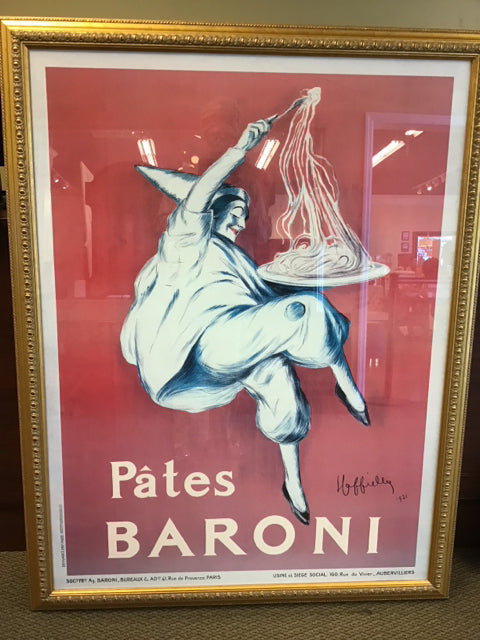 55 x 45 Pates Baroni By Leonetto Cappiello - Vintage Italian Art Poster - Perfect for Home Decor, Office Wall Art & Gift Ideas