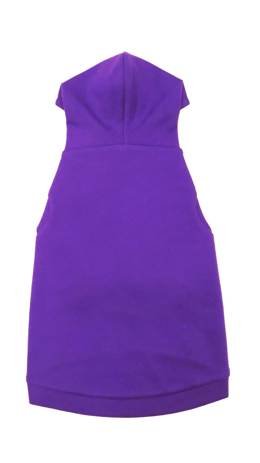 Purple Sphynx Cat Hoodie for Hairless Cats - Soft & Warm Pet Clothes Size L - Perfect for Indoor Winter Wear & Stylish Outings