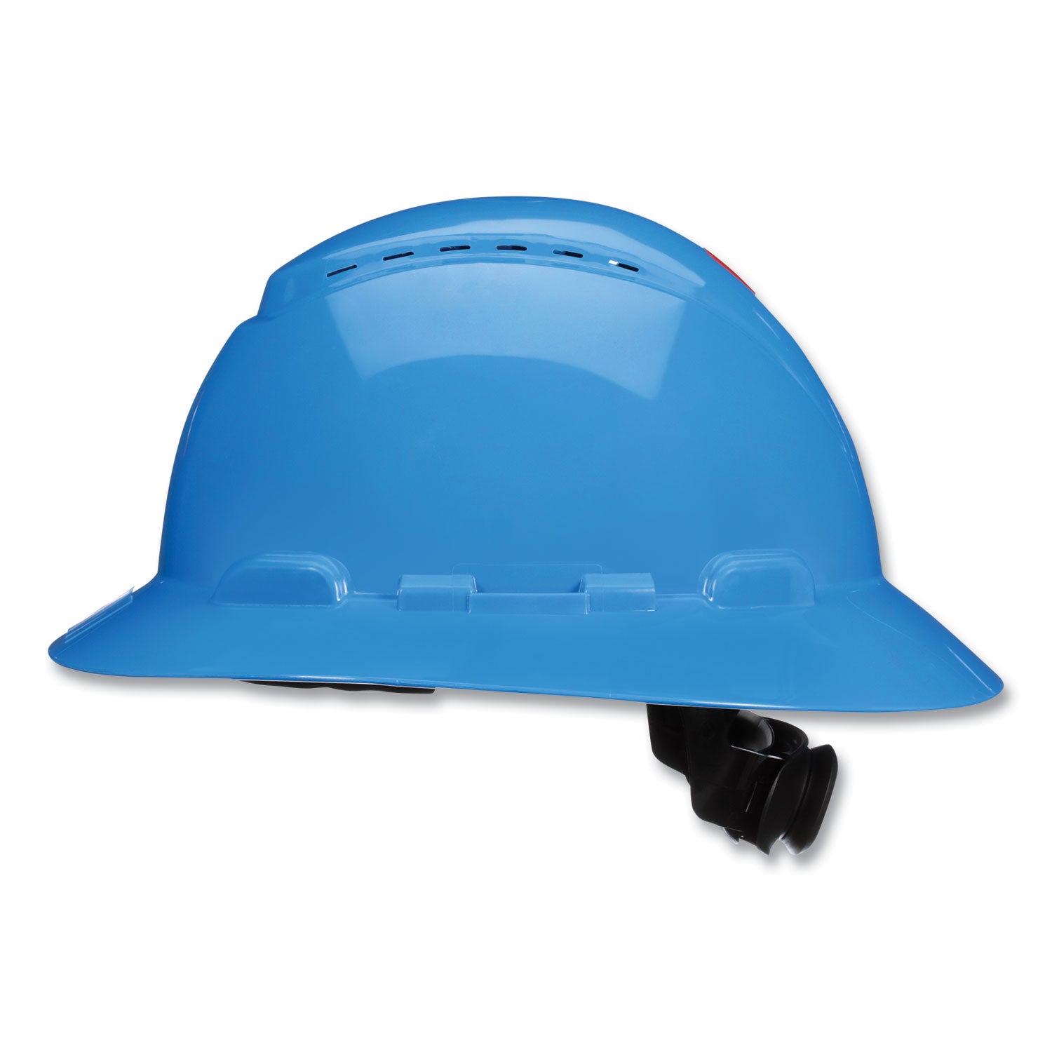 3M™ SecureFit H Series Hard Hats - H 800 Vented Safety Helmet with UV Indicator & 4-Point Ratchet Suspension, Blue | Construction, Industrial & Outdoor Work Protection