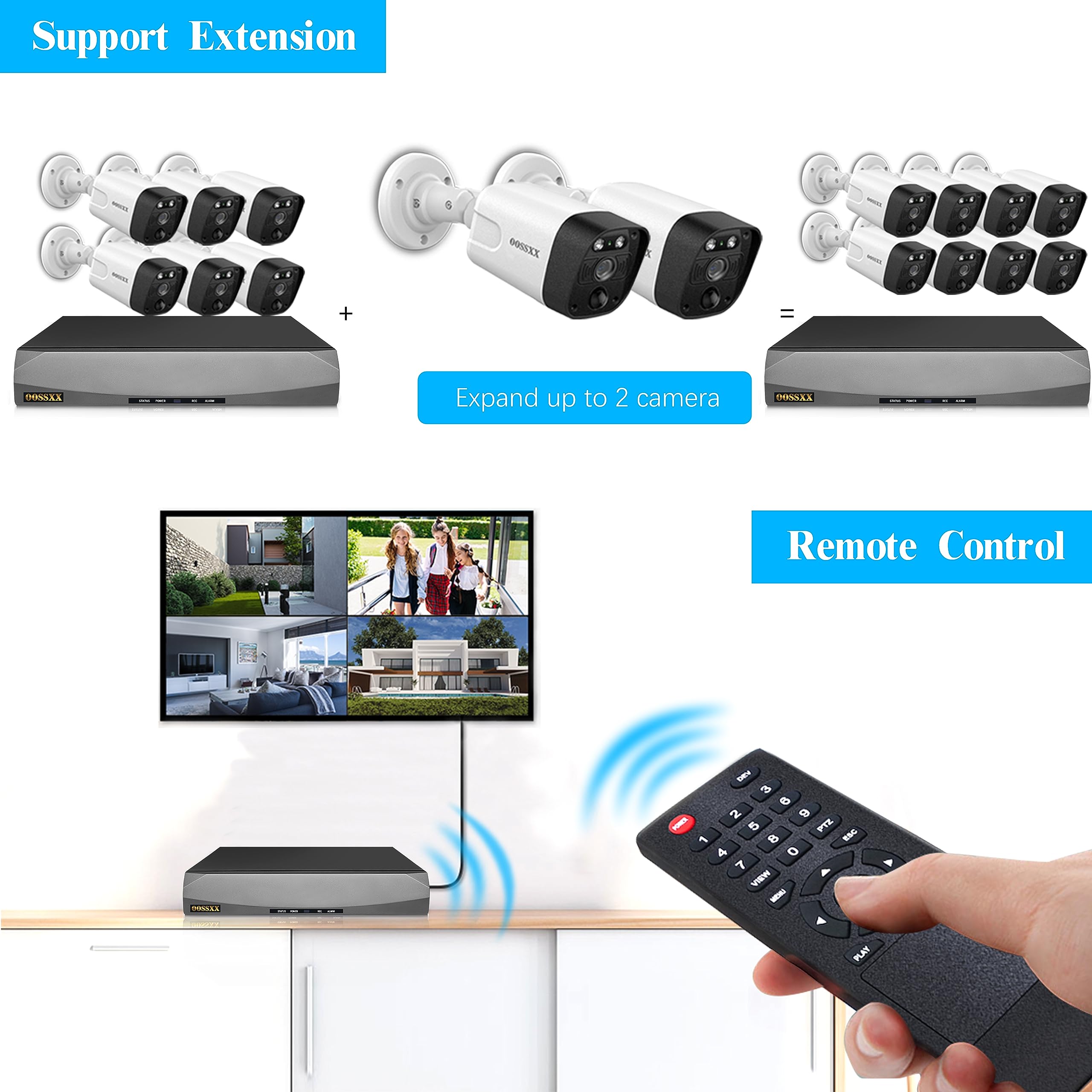 4K/8MP 130° Ultra Wide-Angle PoE Outdoor Security Camera with 2-Way Audio - Wired IP Surveillance System for Home & Business Protection - Ideal for Driveway, Garage & Perimeter Monitoring
