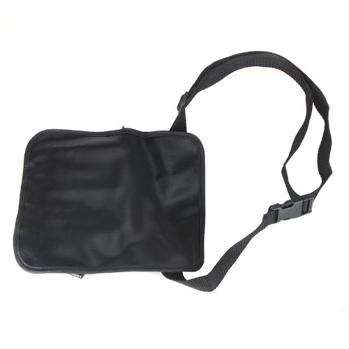 Professional PVC Cosmetic Makeup Brush Apron with Adjustable Belt Strap - Waterproof Artist Organizer Bag for Makeup Artists, Beauty Salon & Home Use