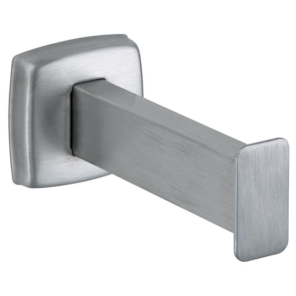 Bradley 9314 00 Bradex Single Surface Mounted Towel Hook - Satin Finish - Bathroom & Kitchen Wall Hook for Towels, Robes & Hats - Durable Stainless Steel Design