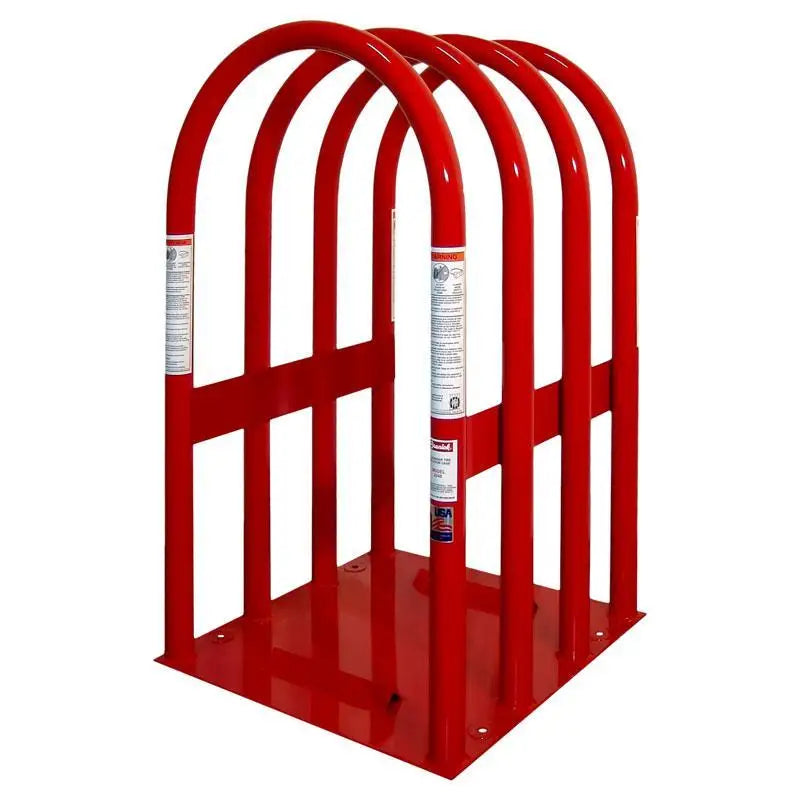 Branick Heavy Duty Truck Tire Inflation Cage (4 Bar) - Safe & Secure Air Pressure Maintenance for Commercial Vehicles