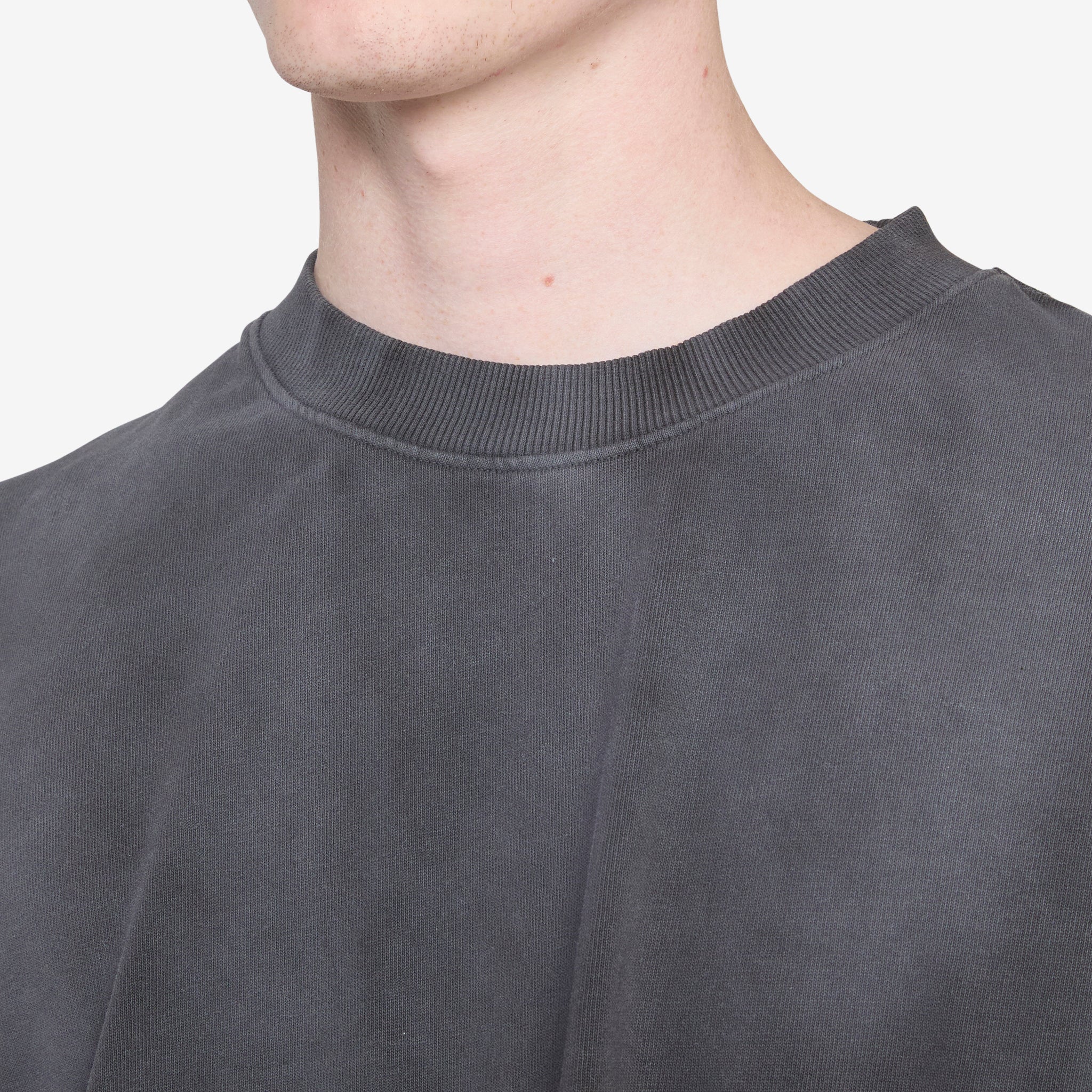 Vintage Boxy T-Shirt in Sun-Faded Black - Relaxed Fit Unisex Tee for Casual Wear & Street Style Outfits