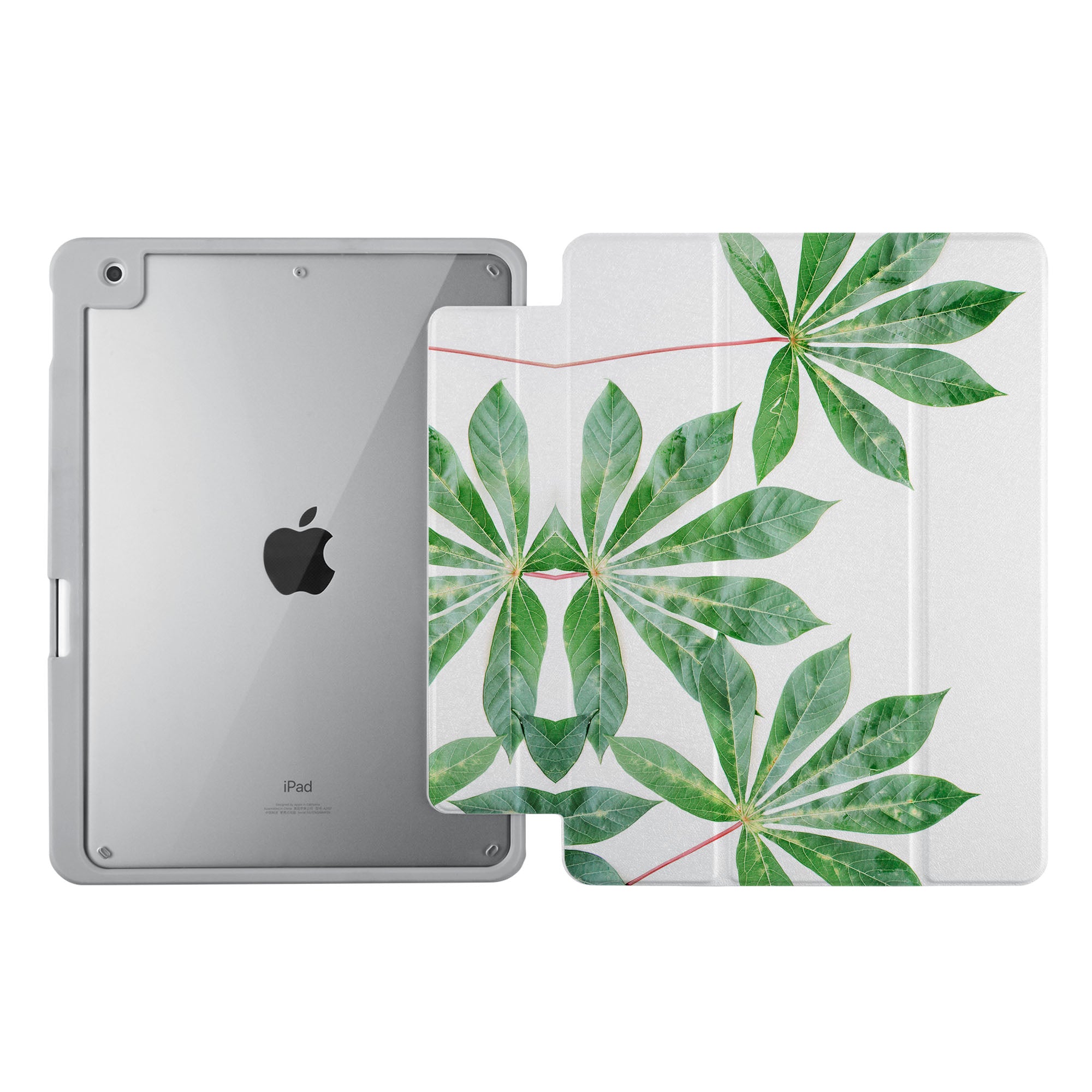 iPad 360 Elite Case with Flat Flower Design - Premium Protective Cover for iPad Pro/Air/Mini - Perfect for Work, Travel & School