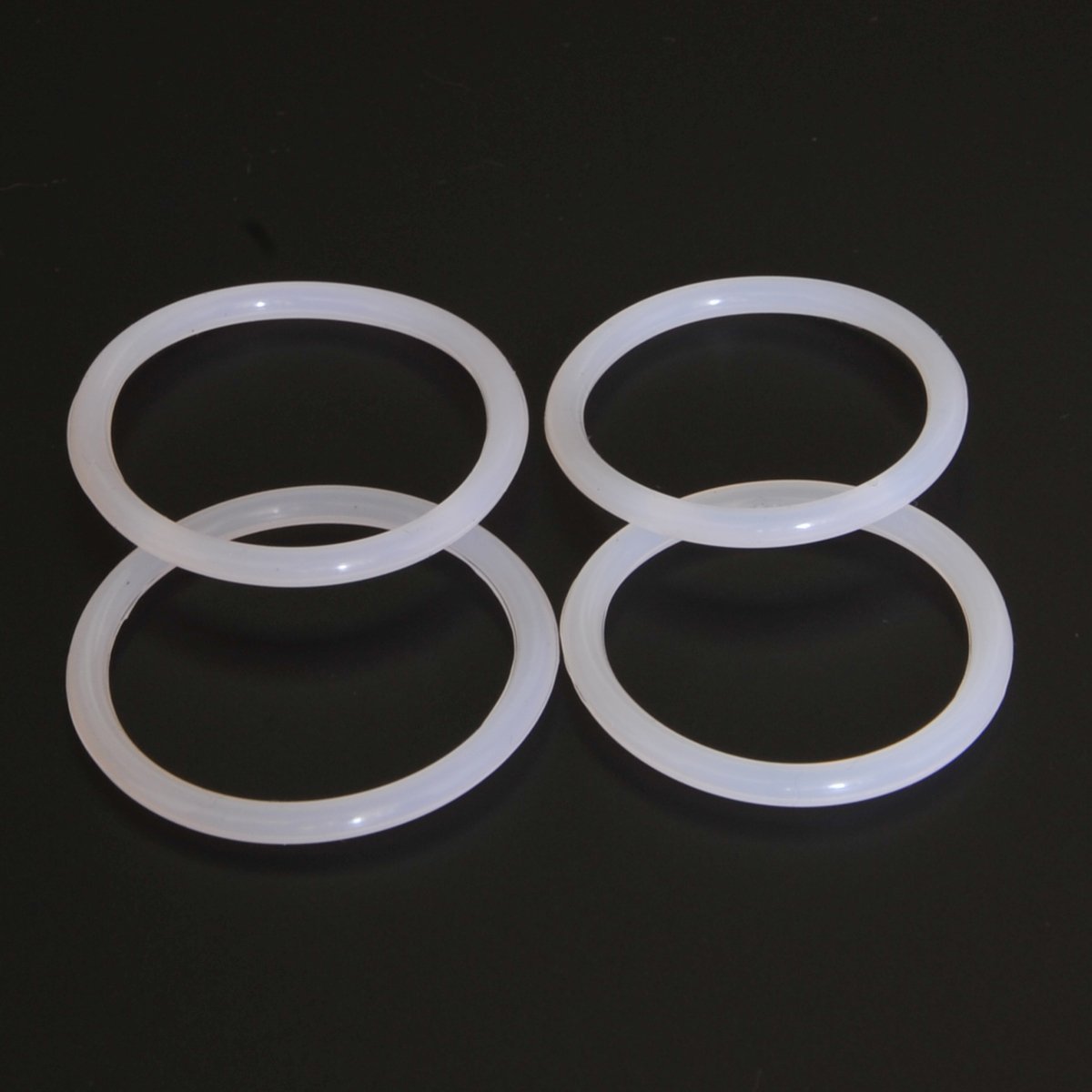 2pcs High-Quality Silicone O-Ring Vacuum Tube Dampers for 300B Audio Valve Tubes - Reduce Microphonics & Vibration for Hi-Fi Systems, Tube Amps, and Audiophile Setups