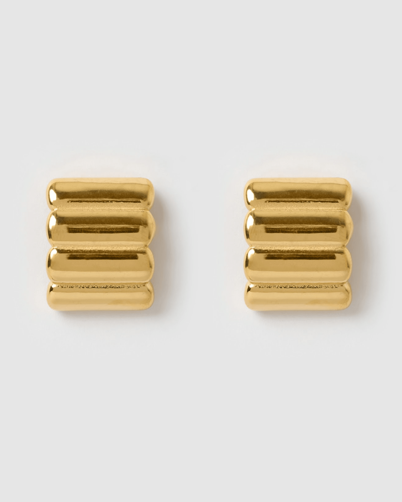 Izoa Delta Stud Earrings for Women - Minimalist Geometric Earrings for Everyday Wear - Perfect for Work, Date Night & Casual Outfits