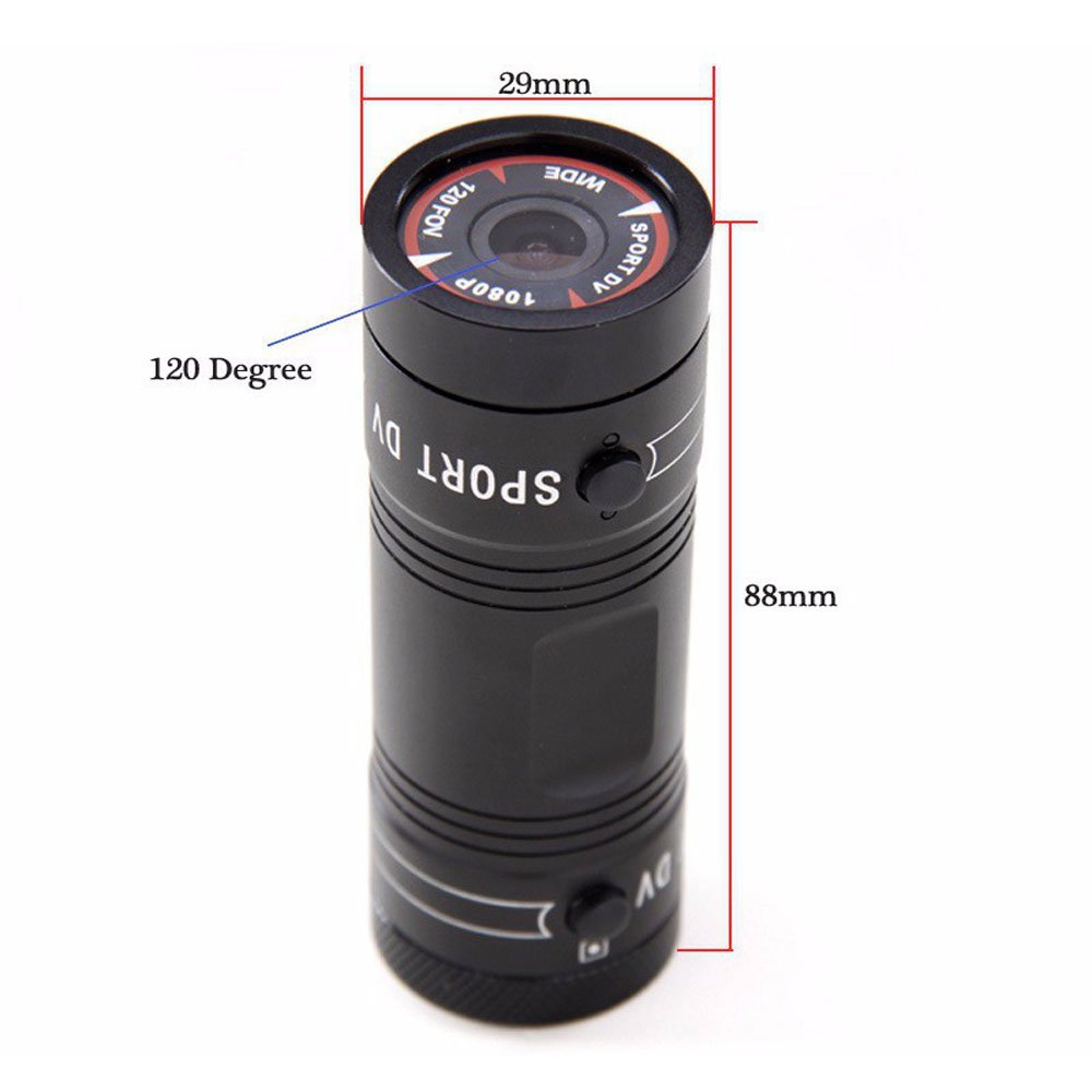 F9 Mini Action Camera - 1080P HD Helmet Cam for Motorcycle, Bike, Sports & Car DVR | Waterproof, Wide Angle, Loop Recording for Adventure & Vlogging