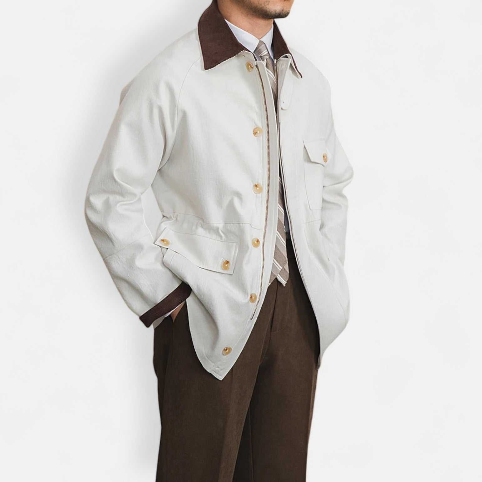Italian Smart Casual Jacket for Men - Lightweight & Stylish Blazer for Office, Travel & Date Night