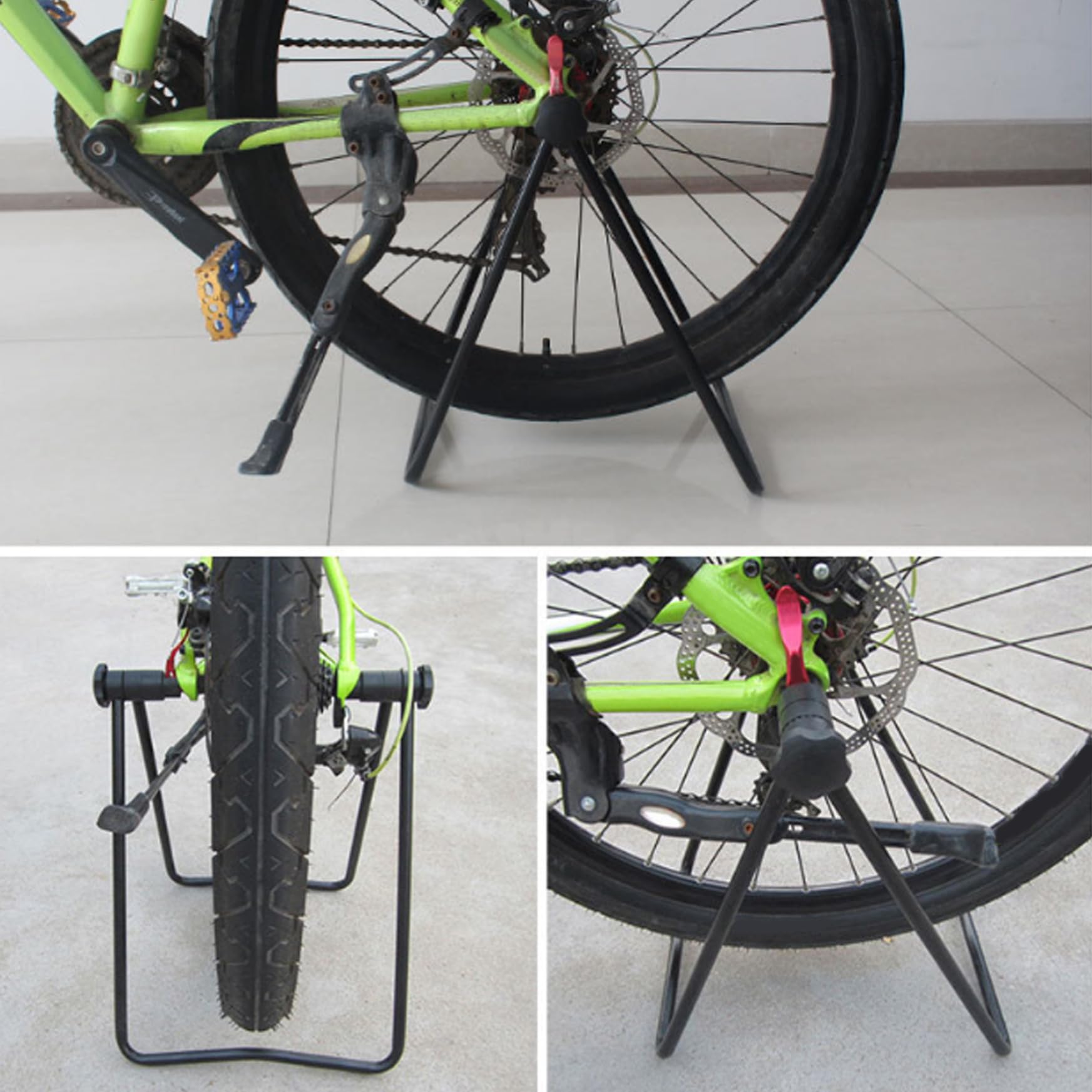 Premium Aluminum Alloy Bike Repair Stand - Foldable & Portable Bicycle Maintenance Stand for Mountain, Road & Folding Bikes | Perfect for Home Garage, Outdoor Repairs & Cycling Enthusiasts