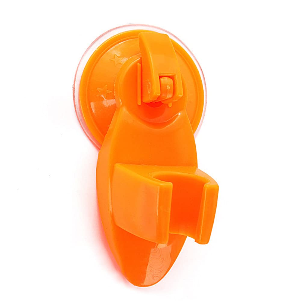 Adjustable Shower Head Mounting Bracket with Strong Suction Cup - 13cm x 4.5cm Bathroom Accessory for Punch-Free Installation - Perfect for Home, Hotel, and Spa Showers