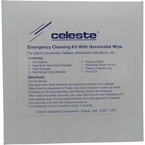 Celeste Emergency Cleaning Kit - Portable & Fast Stain Remover for Home, Car, Office - Perfect for Spills, Stains & Quick Cleanups