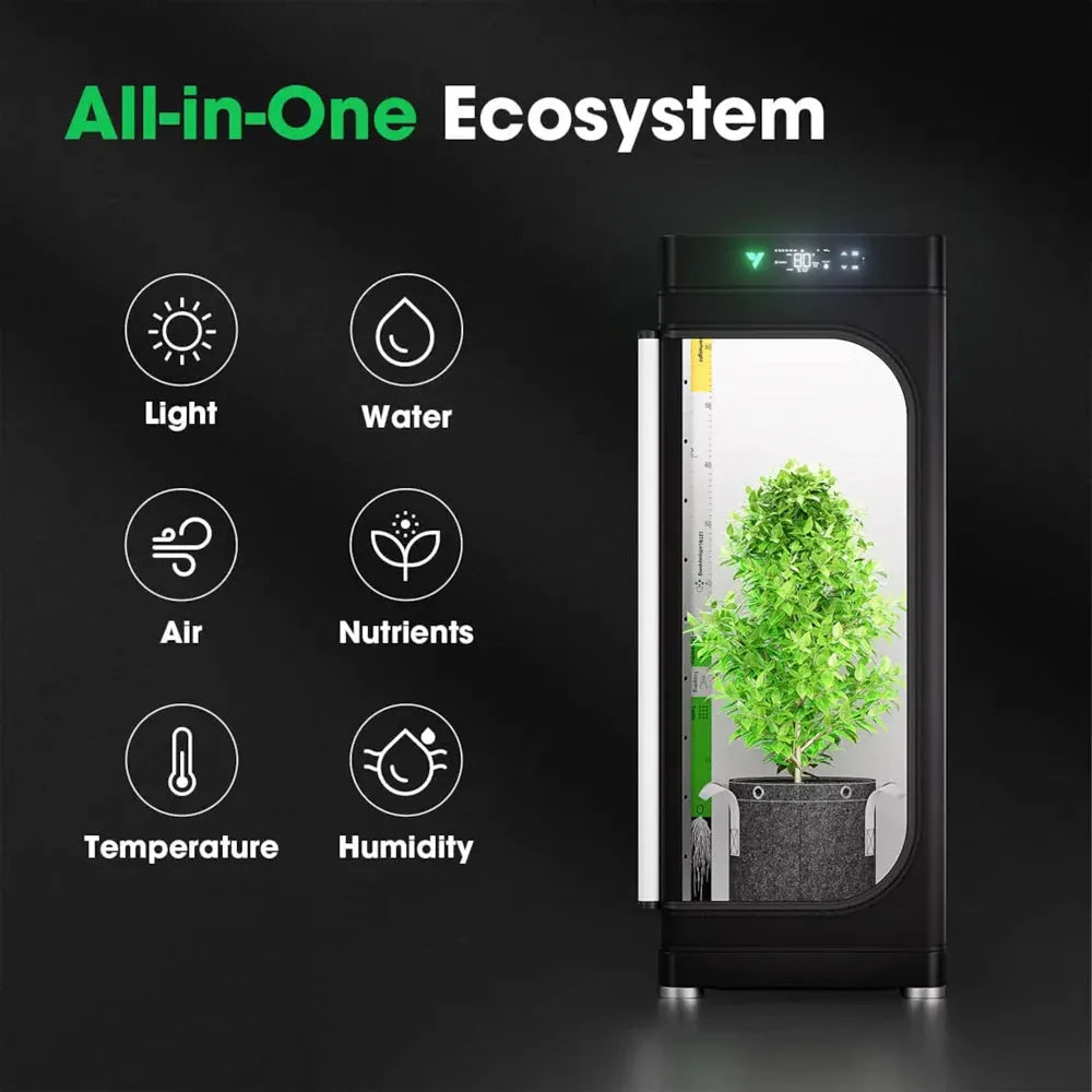 Vivosun VGrow Smart Indoor Grow Box Kit - Hydroponic System for Herbs, Vegetables & Plants | Perfect for Home Gardening, Urban Farming & Indoor Planting