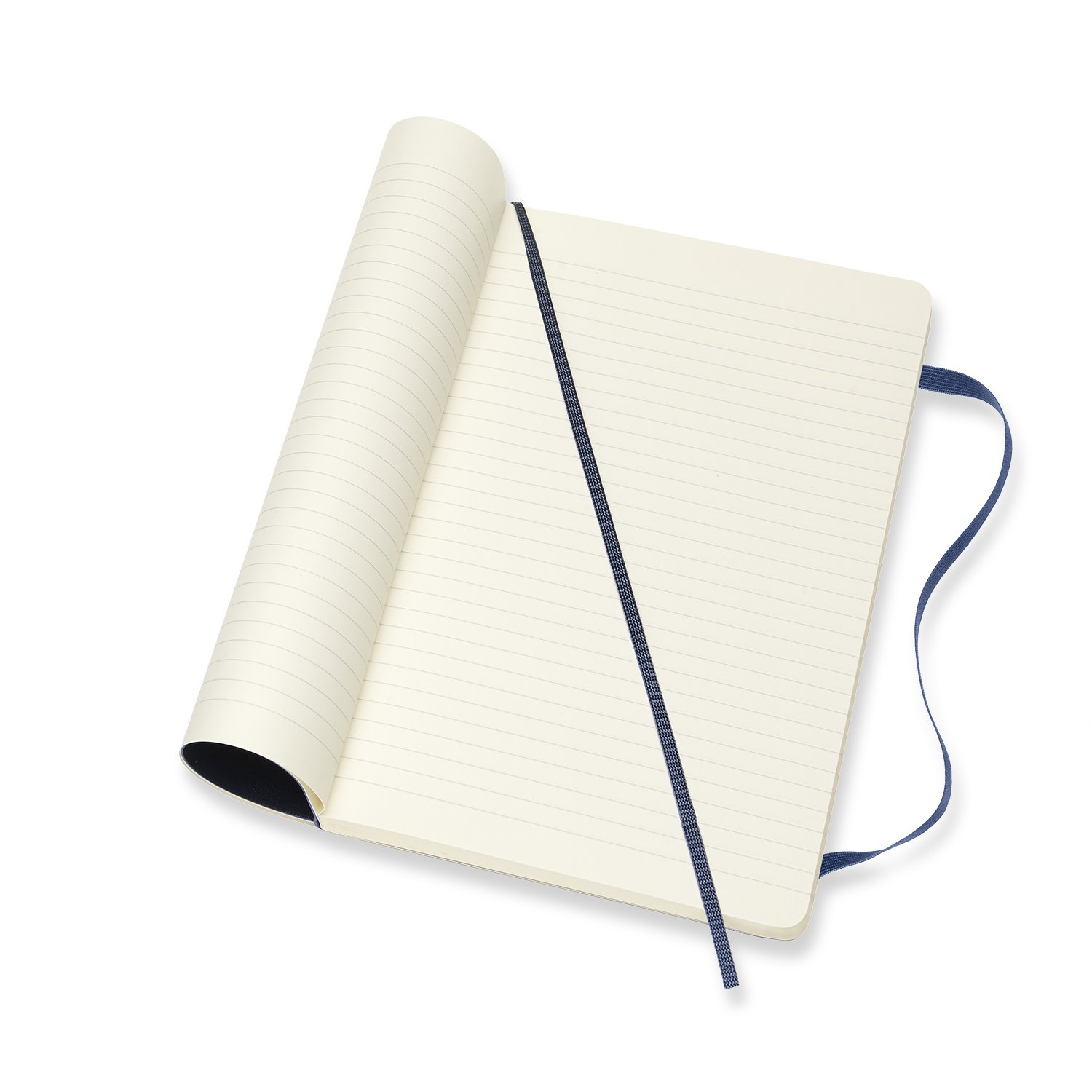 Moleskine QP616B20 Classic Soft Cover Ruled Notebook - Large Sapphire Blue Journal for Writing, Note Taking & Sketching | Perfect for Students, Professionals & Creative Work