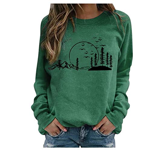 Plus Size Women's Letter Print Oversized Sweatshirt - Long Sleeve Round Neck Casual Loose Tops for Everyday Wear and Relaxed Style