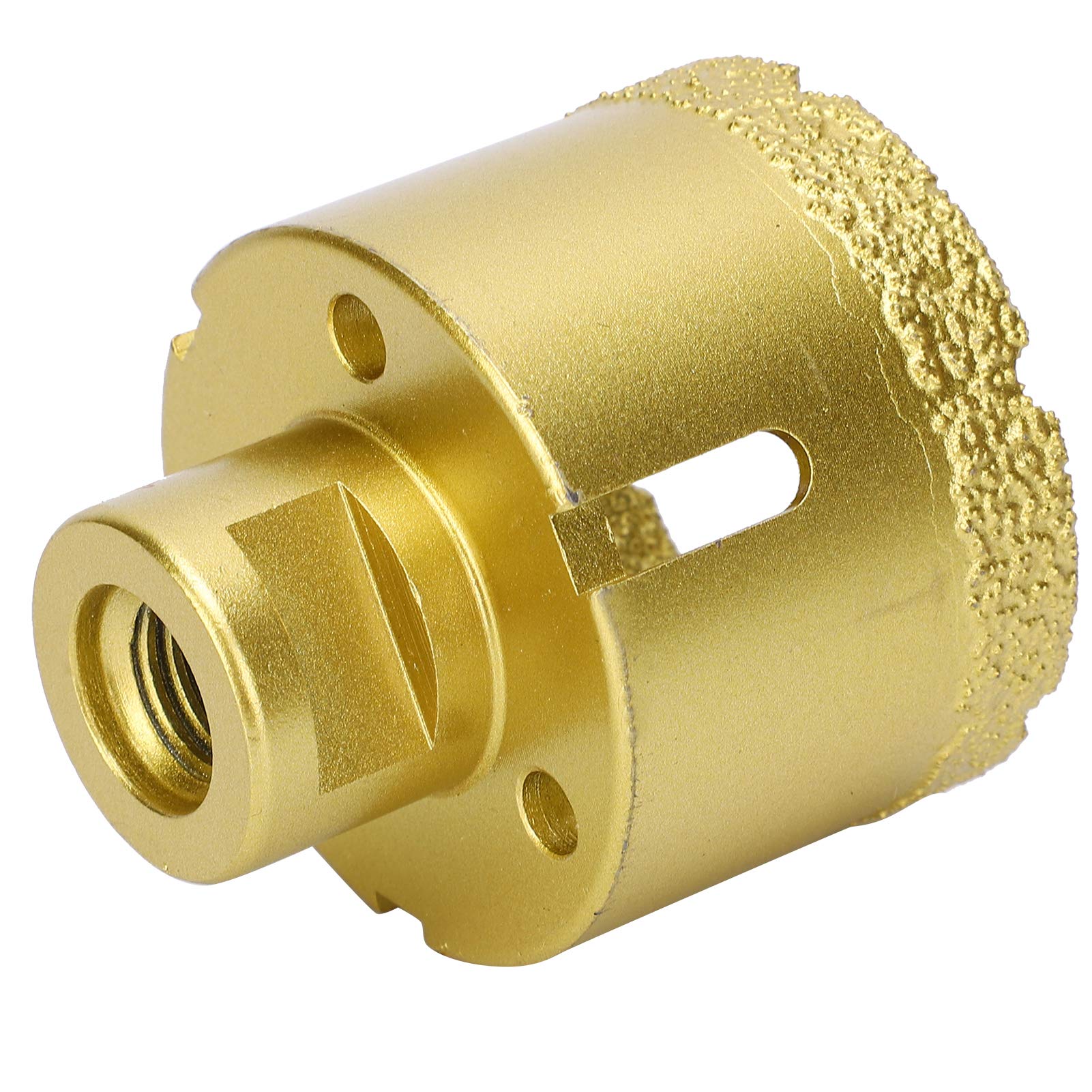Heavy Duty Hole Saw 55mm - Brazing Drill Bit for Marble & Concrete - High Performance Electric Hand Drill & Bench Drill Tool - Perfect for DIY Projects & Professional Construction Work