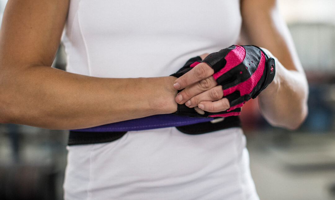 Harbinger Women's Pro Gloves - Black & Pink Weightlifting Gloves for CrossFit, Gym & Fitness Training - Breathable & Comfortable Workout Gloves for Women