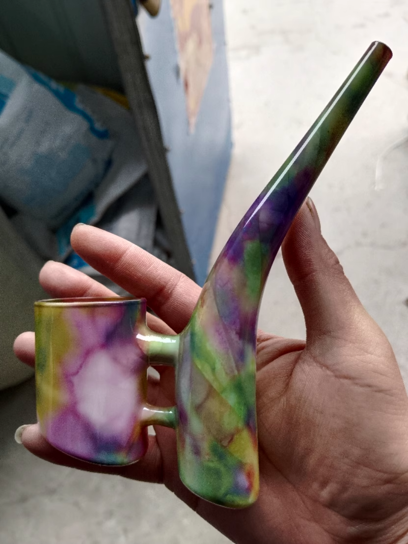 Puffco Proxy Bub Glass Bubbler - Portable Water Pipe Replacement Mouthpiece for Wax & Concentrates | Perfect for On-the-Go Dabbing & Smooth Hits