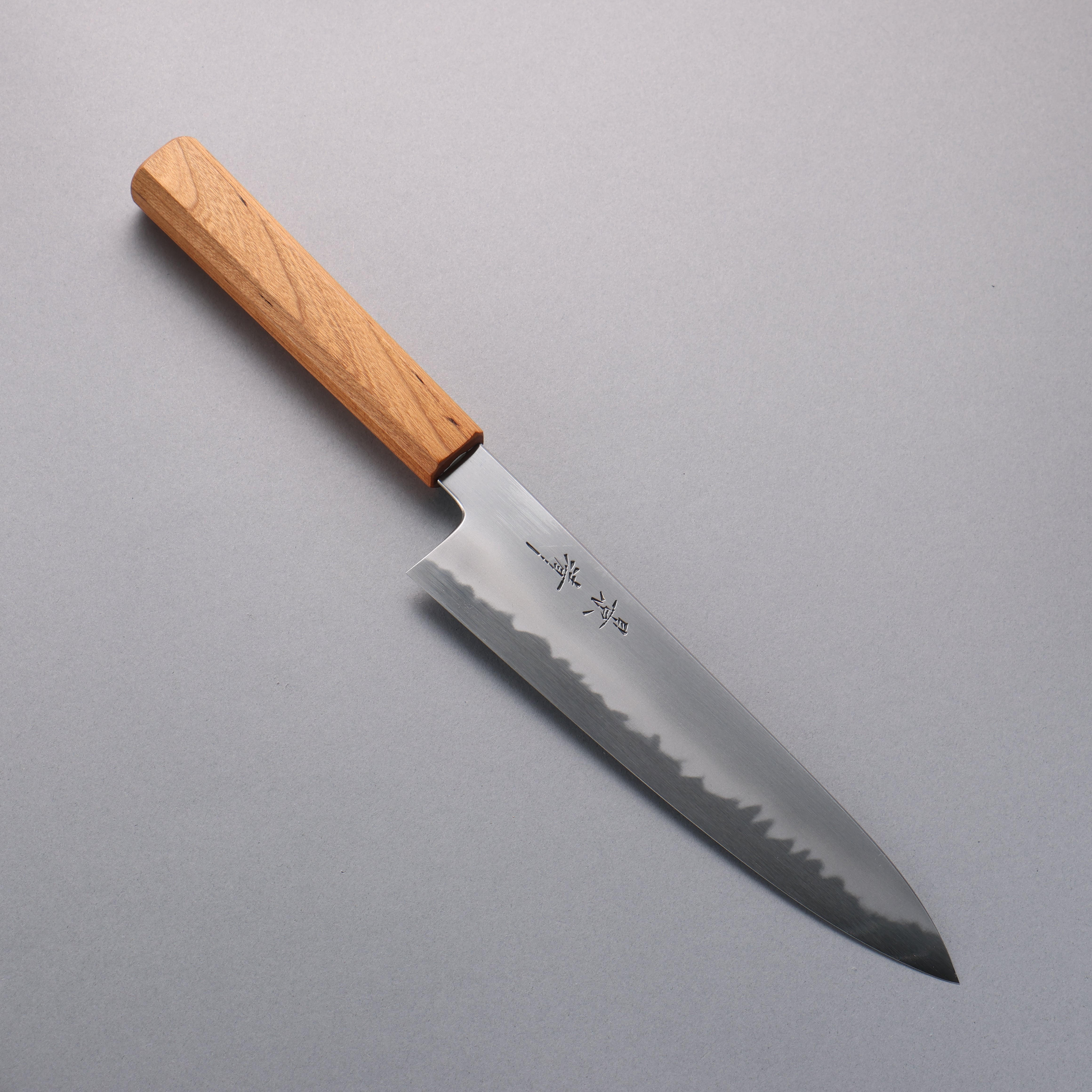 Premium Kagekiyo White Steel No.2 Gyuto 210mm Japanese Chef Knife - Cherry Wood Handle with Protective Sheath - Perfect for Sushi, Meat Slicing & Professional Kitchen Use