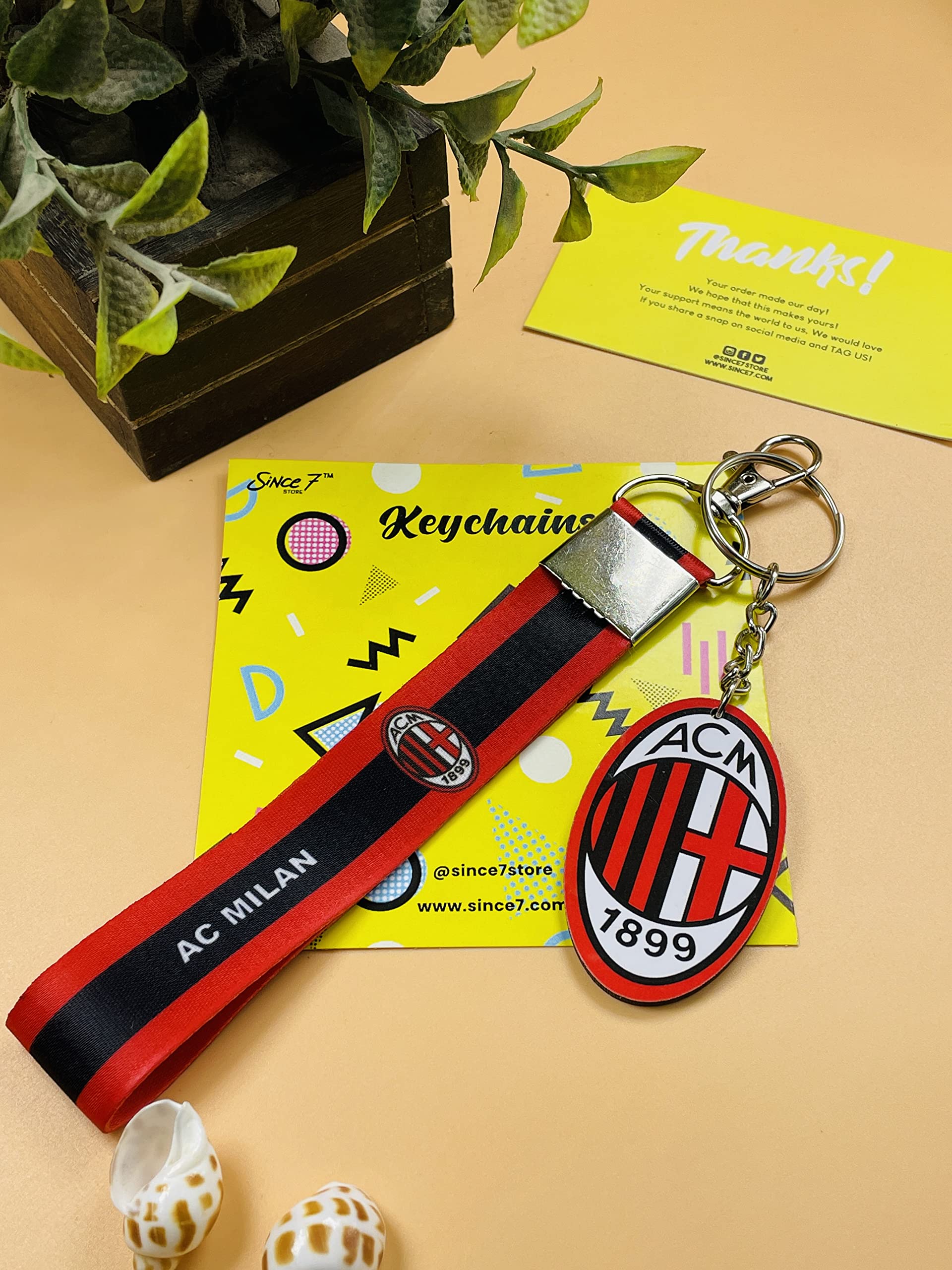 ACME Double-Sided Printed Football Keychain Set - Perfect Gift for Soccer Fans | Game Day Accessories, Team Spirit Gifts & Collectibles