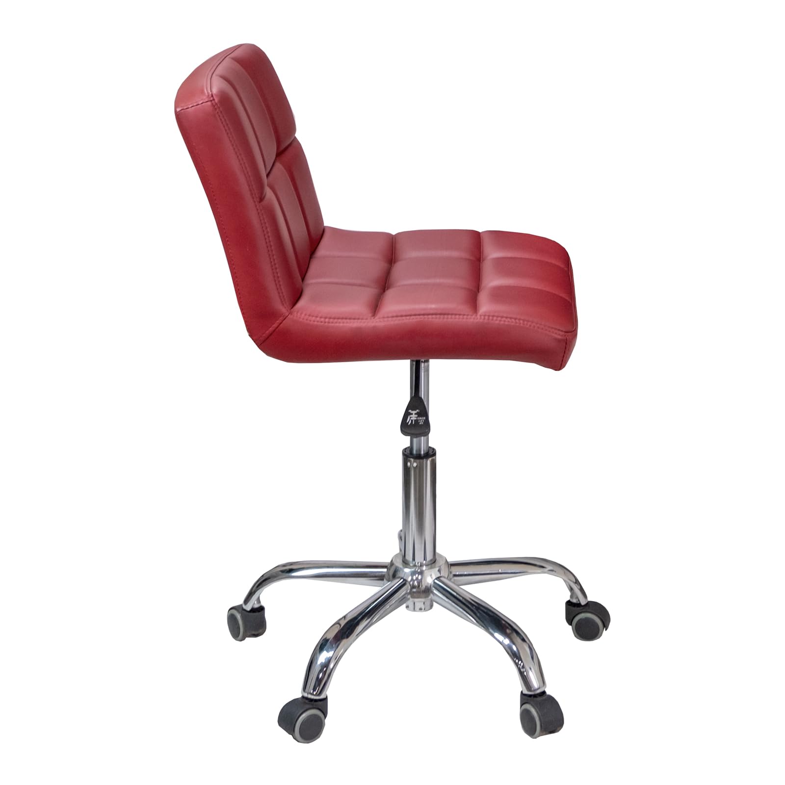 Madison & Park Set of 2 Easy Glide Office Chairs - Red Ergonomic Desk Chairs for Home Office, Study, or Workspace - Smooth Rolling Task Chairs with Adjustable Height - Perfect for Computer Work, Gaming, and Conference Rooms