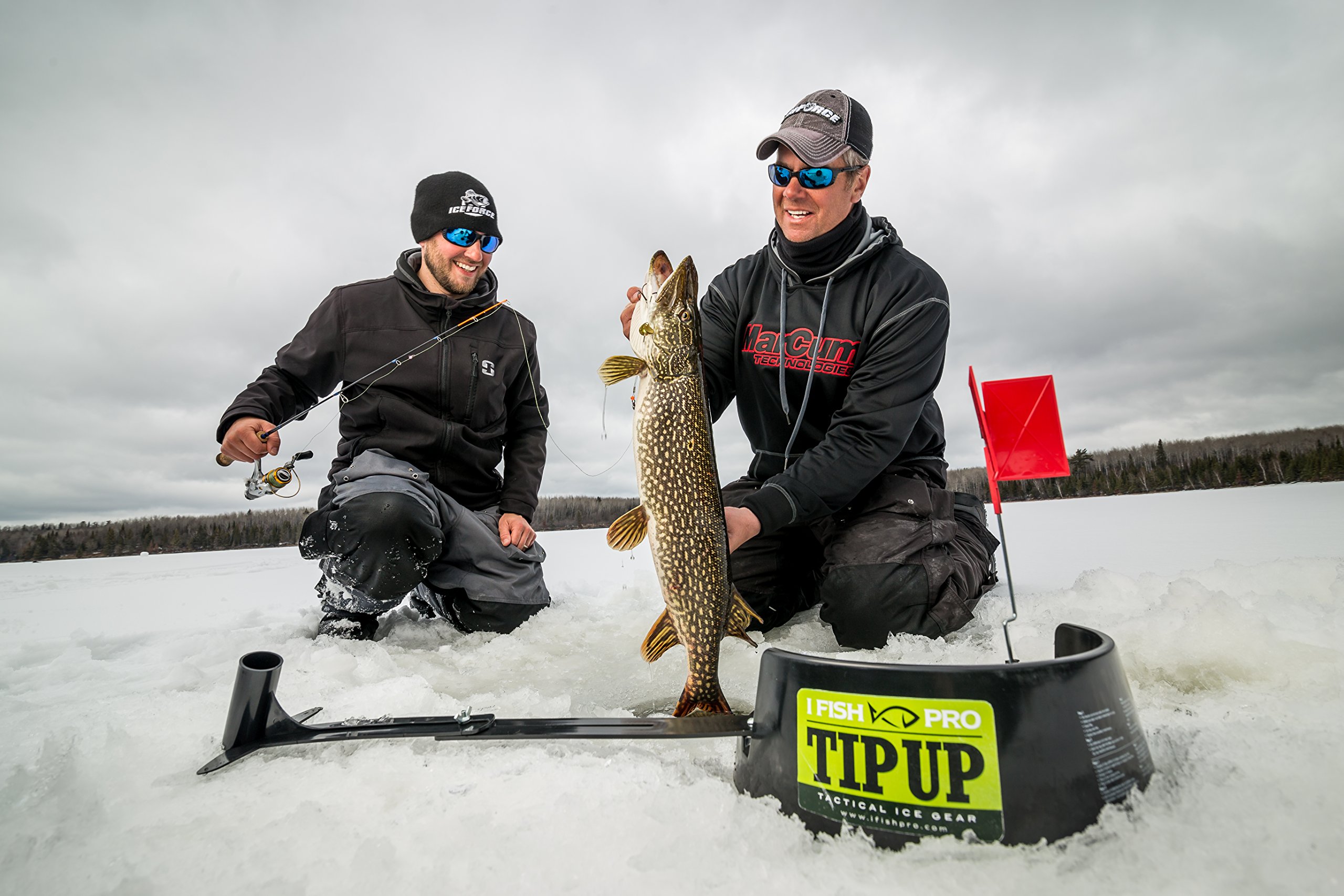 Ice Fishing Tip-Up - Automatic Fish Alarm for Winter Ice Fishing | Durable & Easy to Use for Walleye, Perch, Pike | Perfect for Ice Fishing Enthusiasts & Outdoor Adventures
