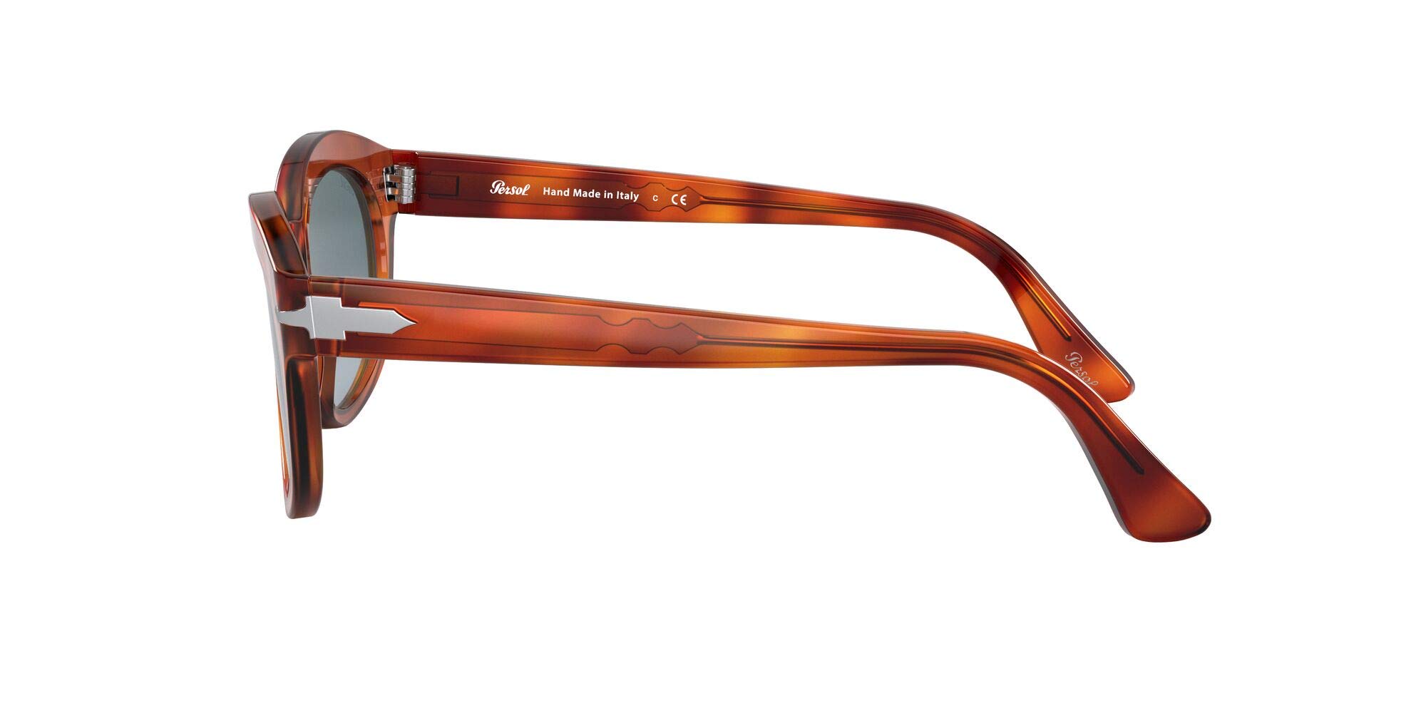 Persol PO3250S Square Sunglasses for Men & Women - Classic Polarized UV Protection - Stylish Retro Fashion Eyewear for Driving, Travel & Outdoor Activities