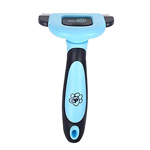 Best Small Pet Deshedding Brush for Dogs & Cats - Reduces Shedding by 90% - Gentle Grooming Tool for Short Hair - Perfect for Home Use & Travel Pet Care