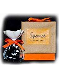 Spruce Aromatherapy Essential Oil Ceramic Diffuser with Mango Design - Perfect for Home, Office, and Spa Relaxation