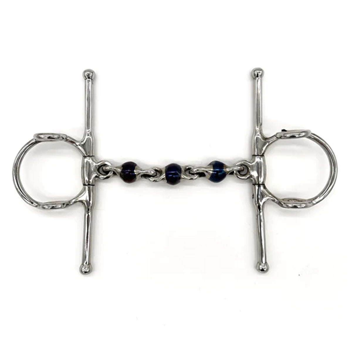 AJR Sweet Iron Waterford Nelson Gag Bit - English Horse Riding Bit for Dressage & Training - Perfect for Equestrian Sports & Show Jumping