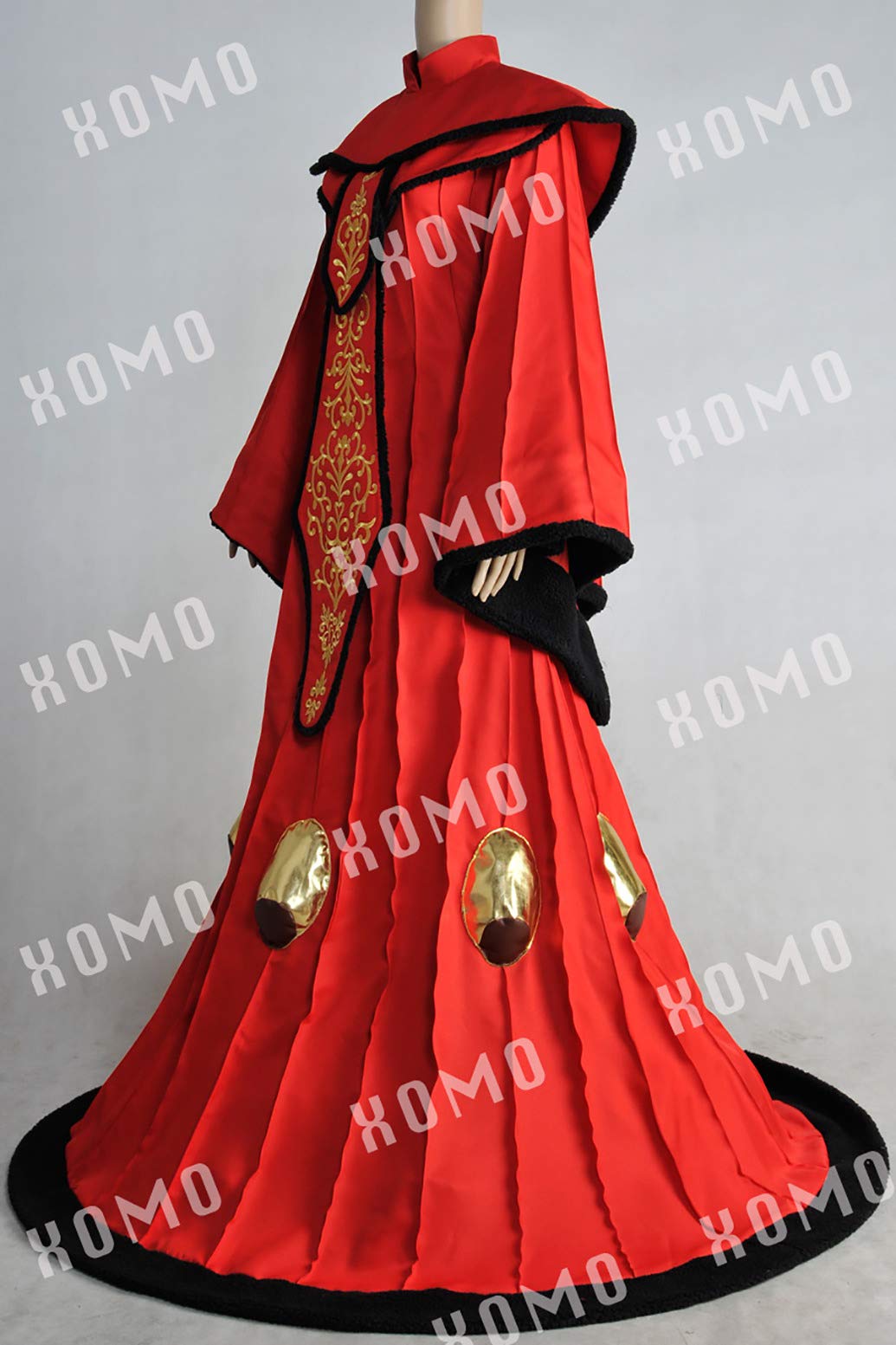Menace Queen Padme Amidala Cosplay Costume - Star Wars Ruffled Dress for Halloween, Cosplay & Comic Con Events