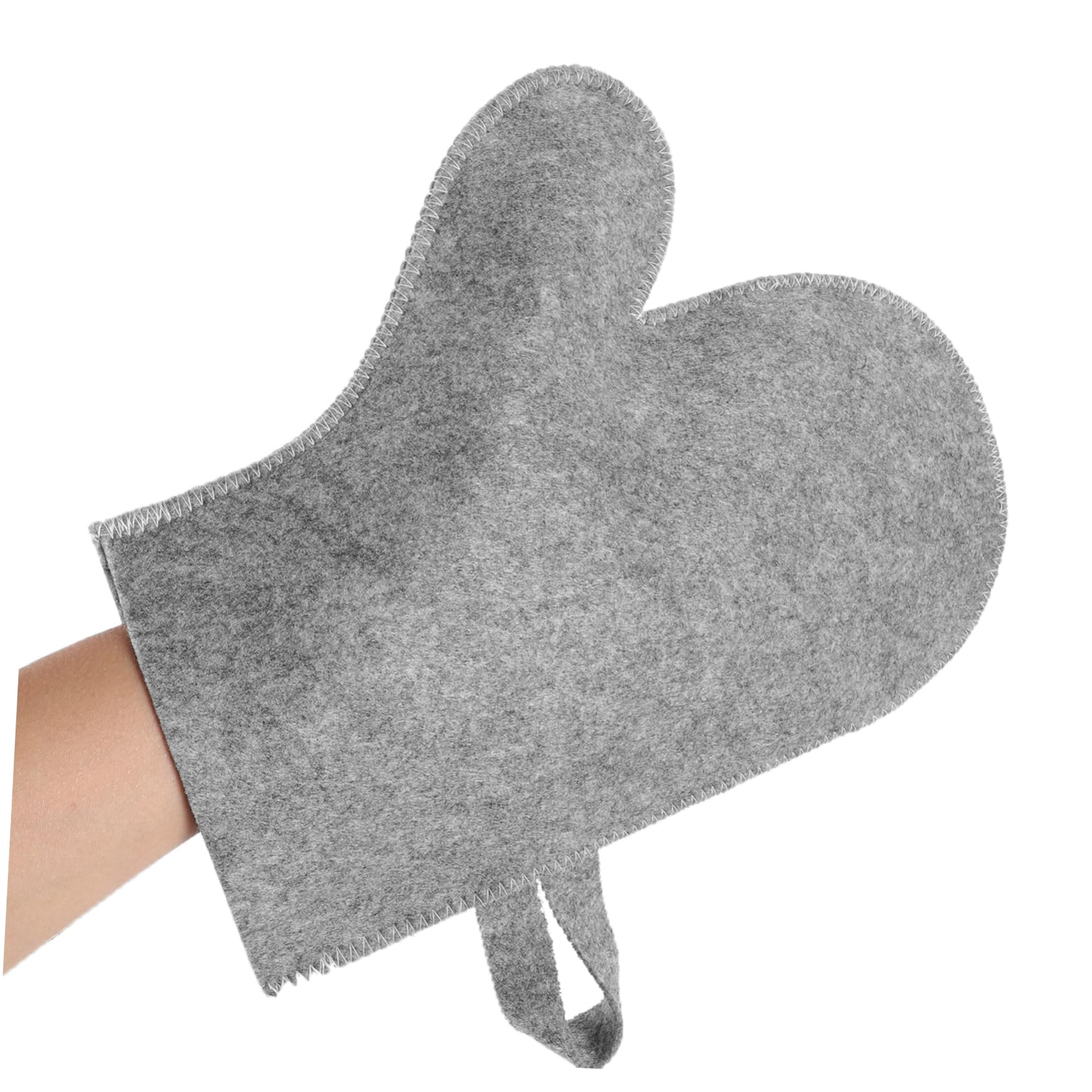 LALAFINA 1 Set Bath Gloves Shower Caps Portable Sauna Hats Ukrainian Hat Hair Holder Felt Sauna Accessories for Spa, Home & Gym Use