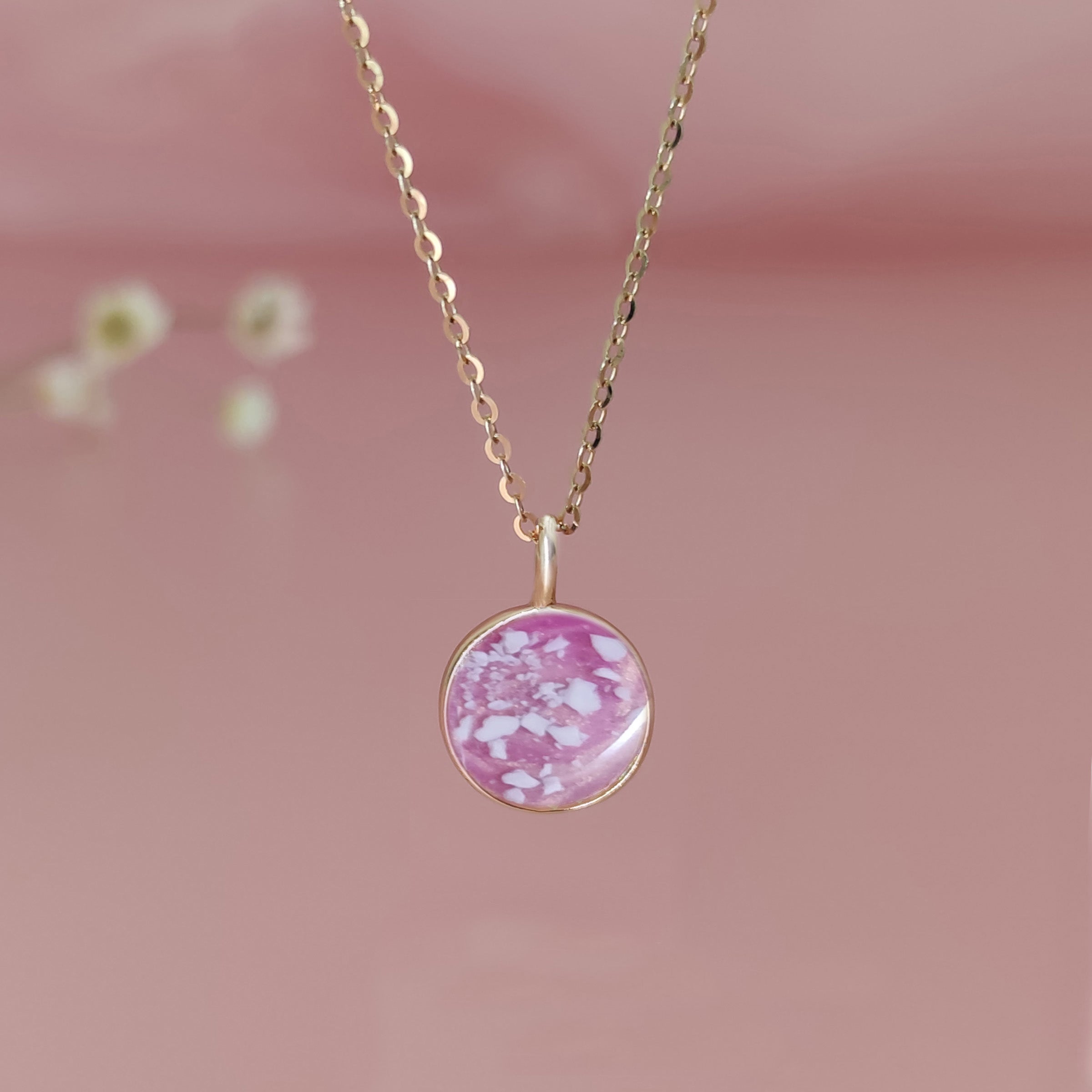 Life Circle Memorial Ashes Necklace for Loved Ones - Cremation Jewelry Keepsake for Ashes - Perfect for Remembrance, Funerals & Special Occasions