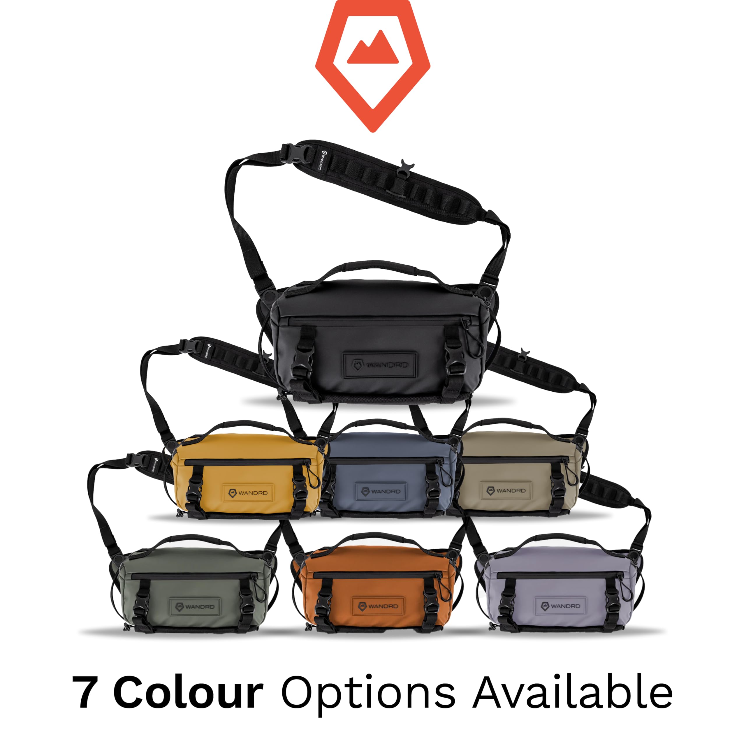 WANDRD ROGUE 9L Sling Camera Bag - Waterproof Crossbody Shoulder Bag for DSLR Mirrorless Cameras & Accessories - Perfect for Travel, Hiking & Street Photography (Black)
