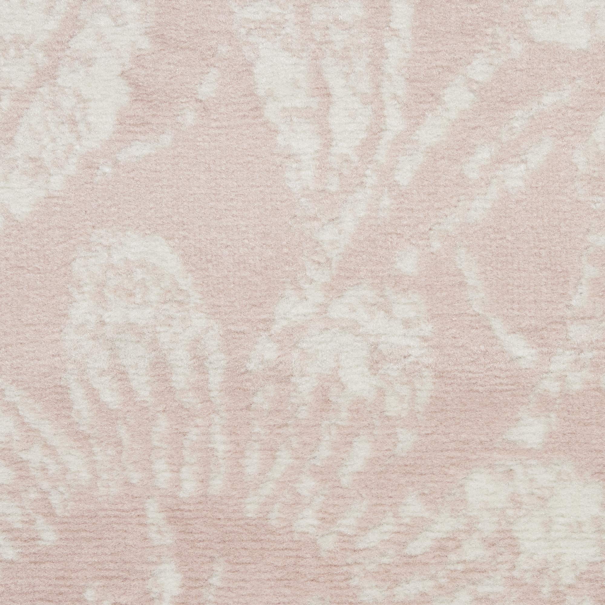 Nourison Whimsicle Floral Pink 8' x 10' Area Rug - Easy Clean, Non-Shedding, Stain Resistant for Bedroom, Living Room, Dining Room & Kitchen | Soft Comfort for Home Decor, Perfect for Family Gatherings & Cozy Nights