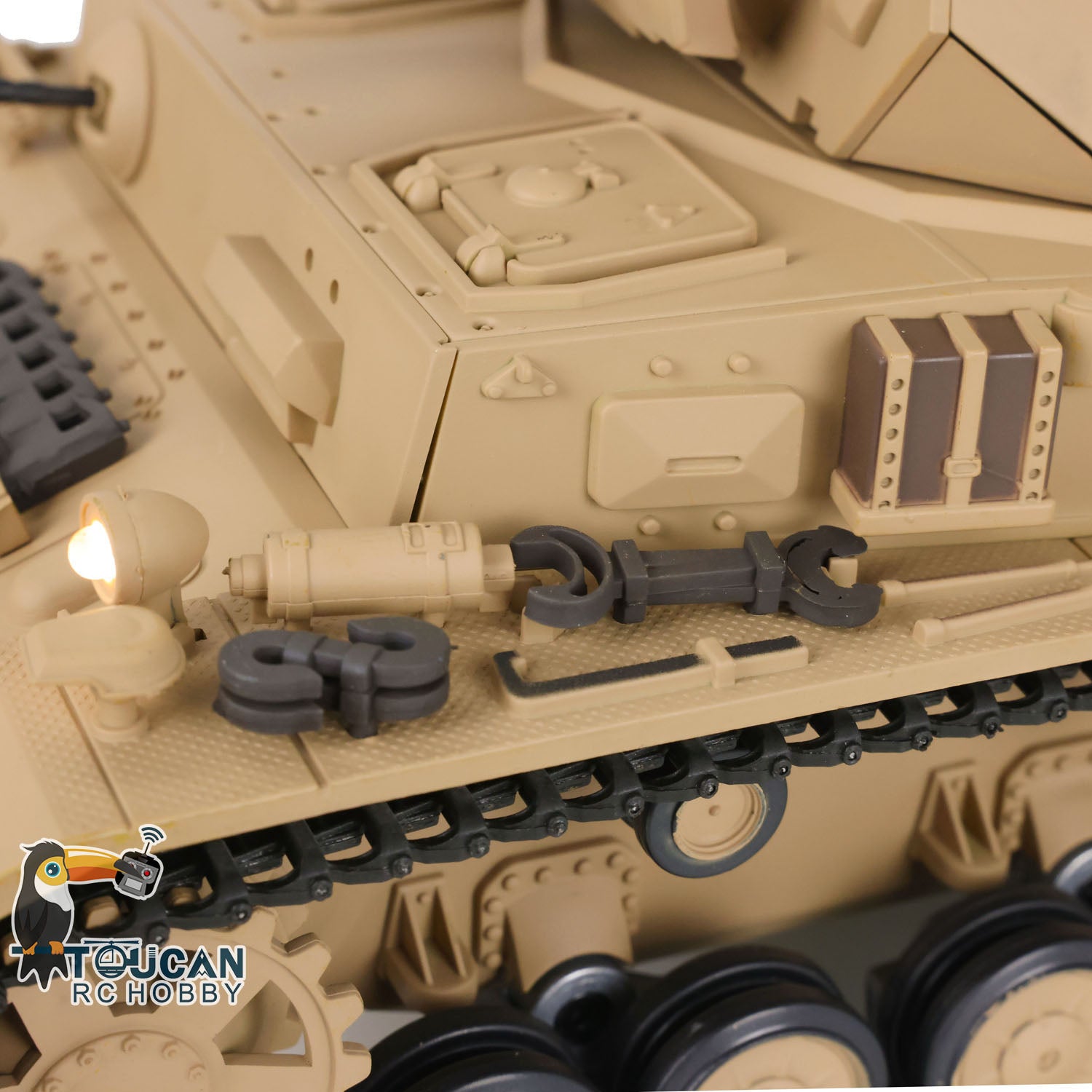 Henglong 1:16 Scale TK7.0 German Panzer IV F RTR RC Tank Model - 2.4GHz Remote Control, Realistic Military Tank with Sound & Smoke Effects - Perfect for Collectors, Military Enthusiasts & RC Hobbyists (US Stock)