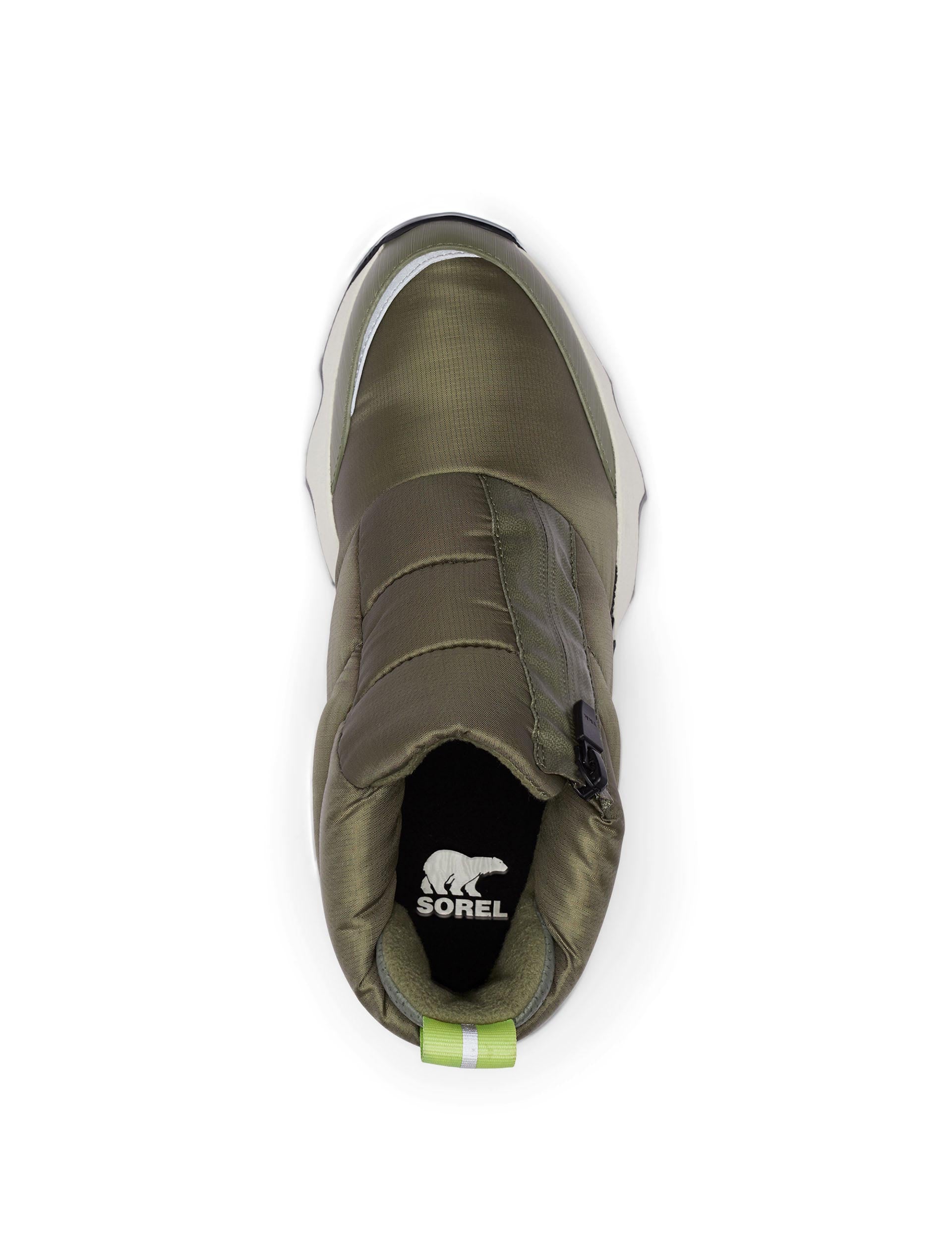 Kinetic Impact Puffy Sneaker Boot - Stone Green & Black | Waterproof Winter Shoes for Women | Perfect for Hiking, Snow & Outdoor Activities