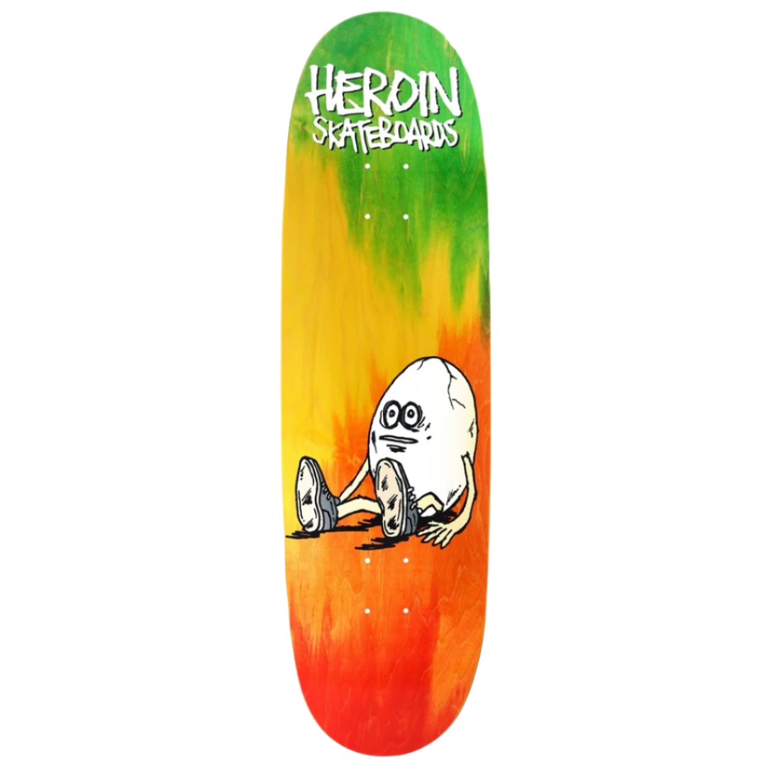 Rainbow Egg Skateboard Deck - Colorful & Durable Skateboard for Street & Park Riding - Perfect for Skaters & Collectors