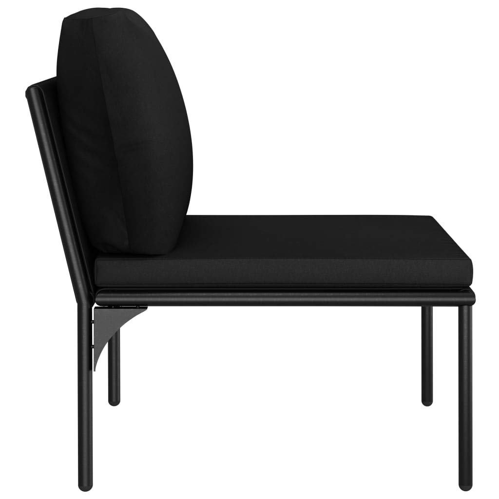 3-Piece Outdoor Patio Furniture Set - Steel Frame Conversation Sofa Lounge Set with Cushions for Backyard, Porch, Garden, Poolside & Balcony - Perfect for Relaxing, Entertaining & Outdoor Gatherings