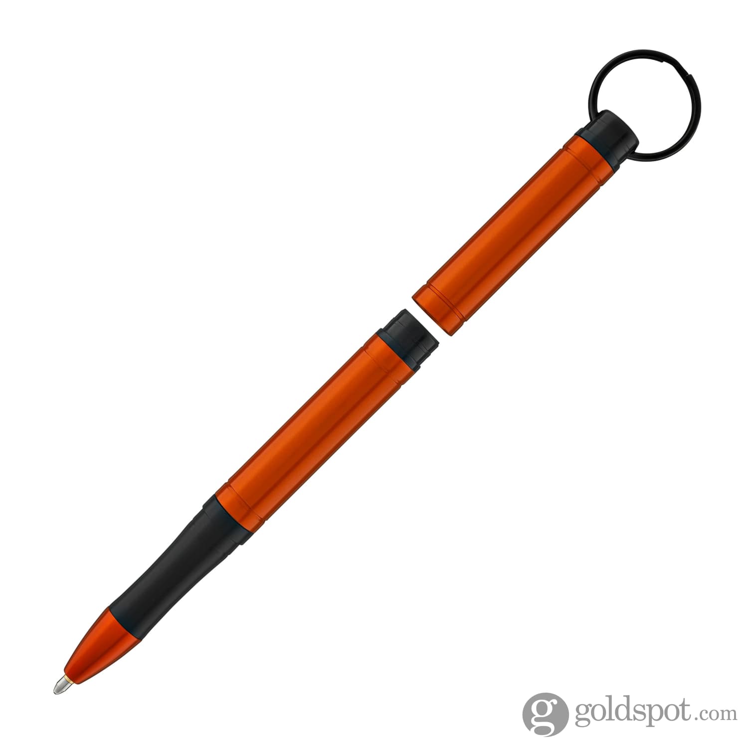 Fisher Space Pen Backpacker Ballpoint Pen - Orange Anodized Aluminum Keychain Pen for Outdoor Adventures, Hiking, Camping & Everyday Carry (EDC)