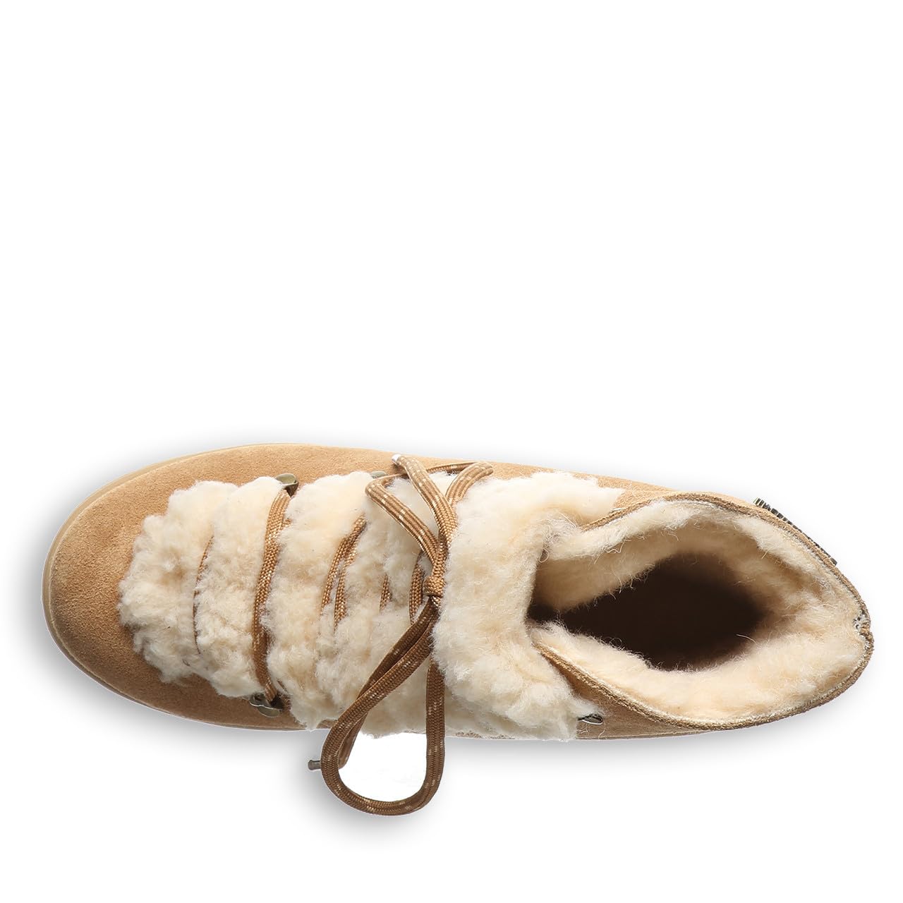 BEARPAW Women's Alisa Suede Lace-Up Boots - Lightweight Comfortable Winter Boots for Casual Wear & Outdoor Activities
