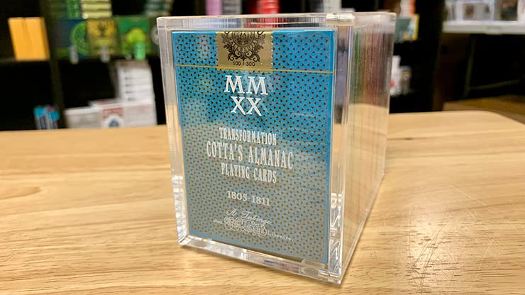 Premium Gilded Cotta 6-Deck Playing Cards Set with Case & Matching Tuck Seal - Luxury Numbered Collectible Cards for Poker, Magic Tricks & Card Games