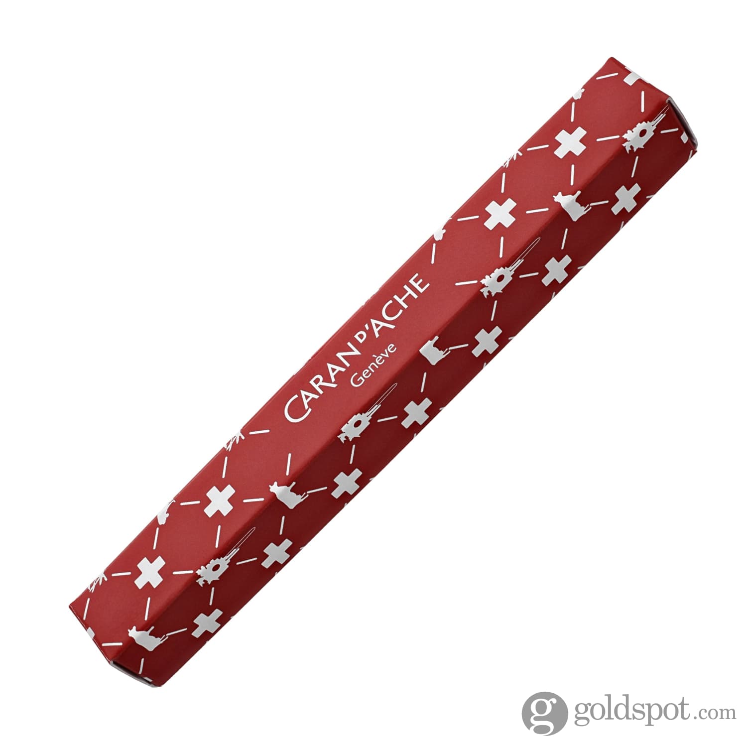 Premium Caran d'Ache 849 Metal Ballpoint Pen - Elegant Red Ink Writing Instrument for Professionals & Gift Giving | Office, Business, Journaling & Everyday Use