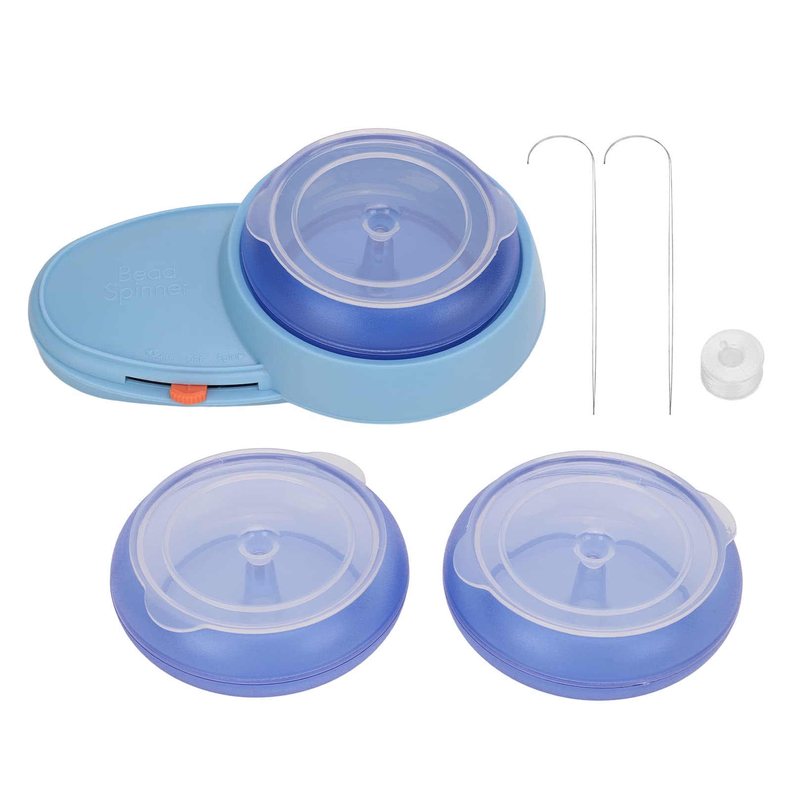 Premium Bead Spinner Bowl - High Smoothness Plastic Beading Tray for Easy Threading | Large Capacity Jewelry Making Tool | Perfect for DIY Bracelets, Necklaces & Craft Projects