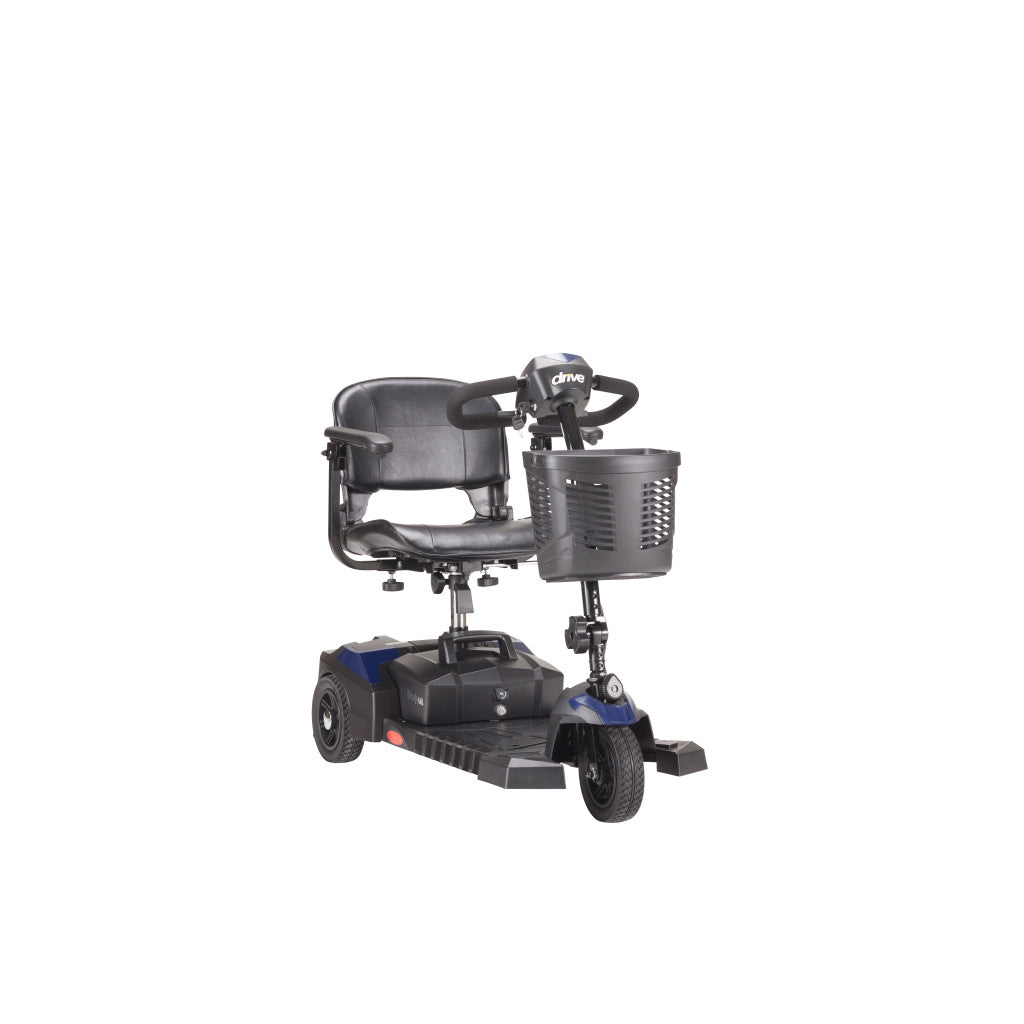 Drive Medical Spitfire Scout 3-Wheel Mobility Scooter - Lightweight & Portable for Seniors & Adults - Ideal for Shopping, Travel & Outdoor Activities