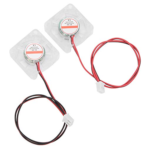 24V LED Cooler Fan - High Performance ABS Transparent Cooling Fan for 3D Printers | Industrial & DIY Applications | Perfect for 3D Printing, Electronics Cooling & PC Case Mods