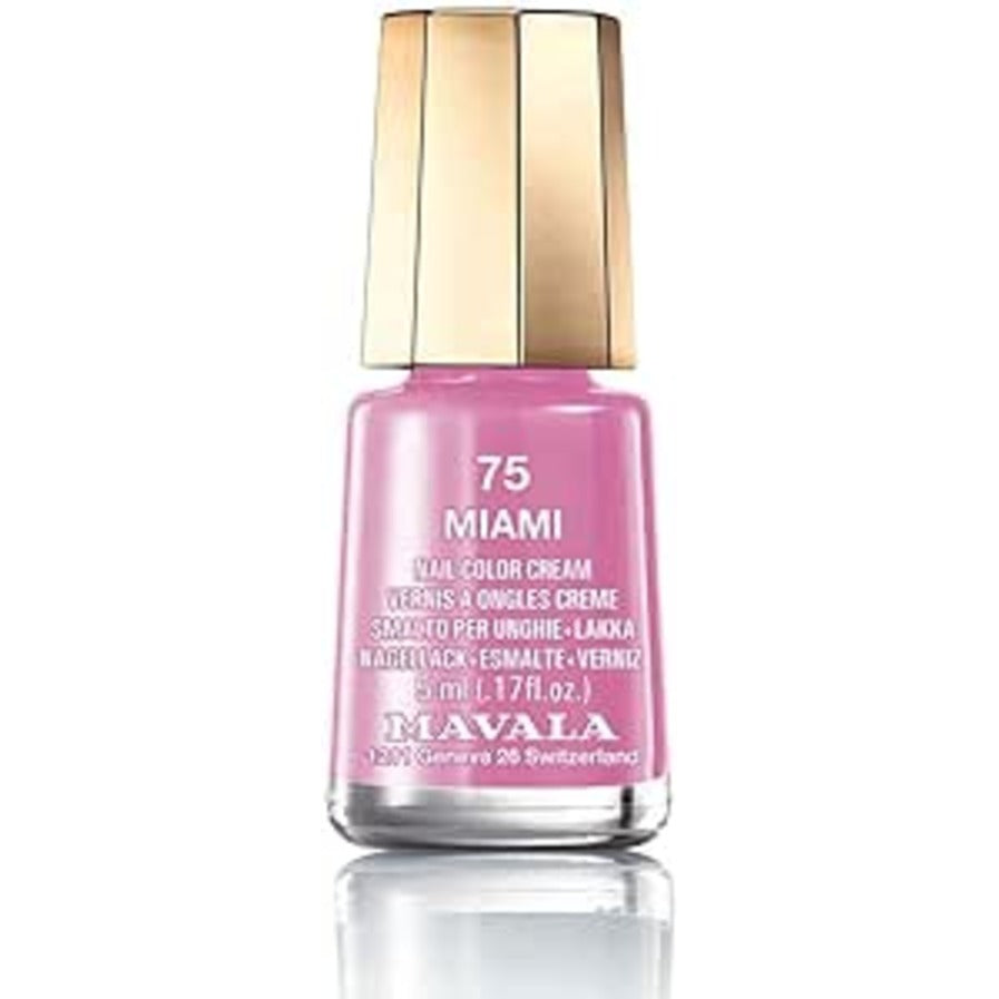 Mavala Miami Nail Polish - 5ml Long Lasting & Vibrant Color for Manicure & Pedicure | Perfect for Everyday Wear, Special Occasions & Nail Art